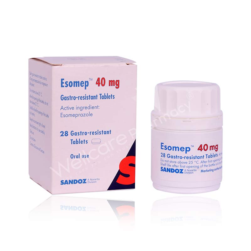 Esomep 40Mg Tab 28'S