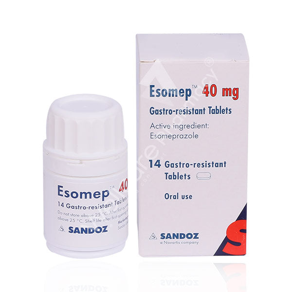 Esomep 40mg Tablets 14'S
