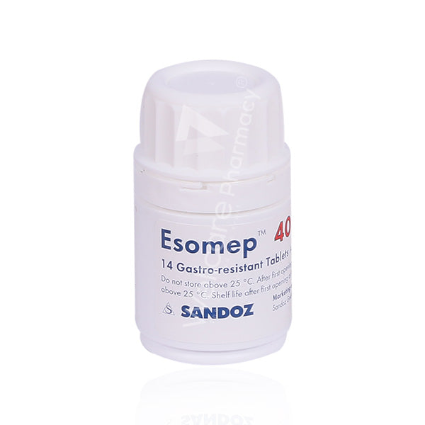 Esomep 40mg Tablets 14'S