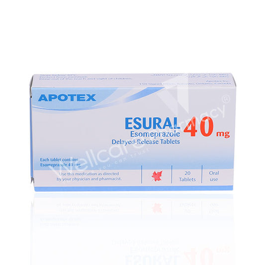 Esural 40Mg Tablets 20'S