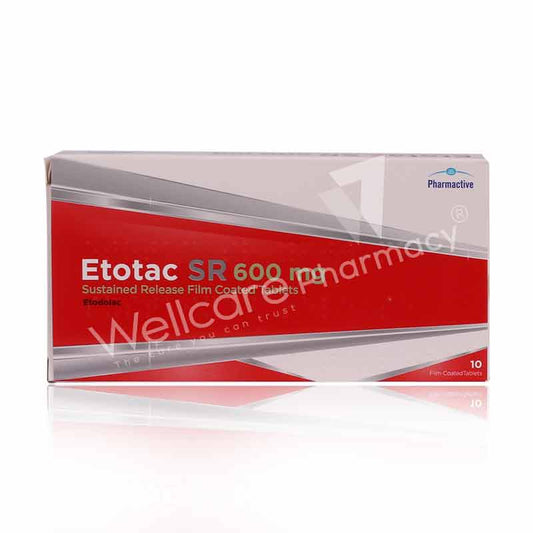 Etotac Sr 600Mg Tablets 10'S