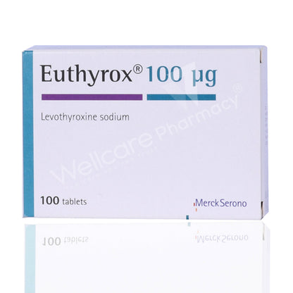 Euthyrox 100mcg Tablets 100'S