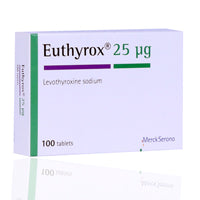 Euthyrox 25mcg Tablets 100s'