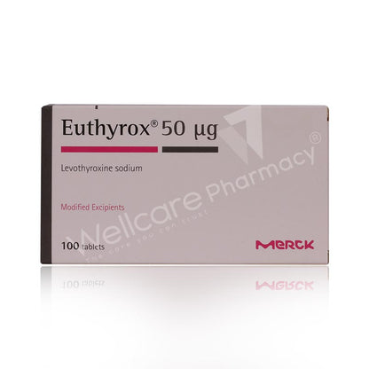 Euthyrox 50mcg Tablets 100s'