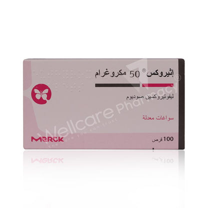 Euthyrox 50mcg Tablets 100s'