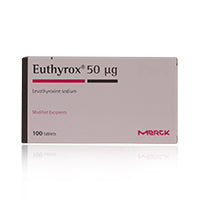 Euthyrox 50mcg Tablets 100s'