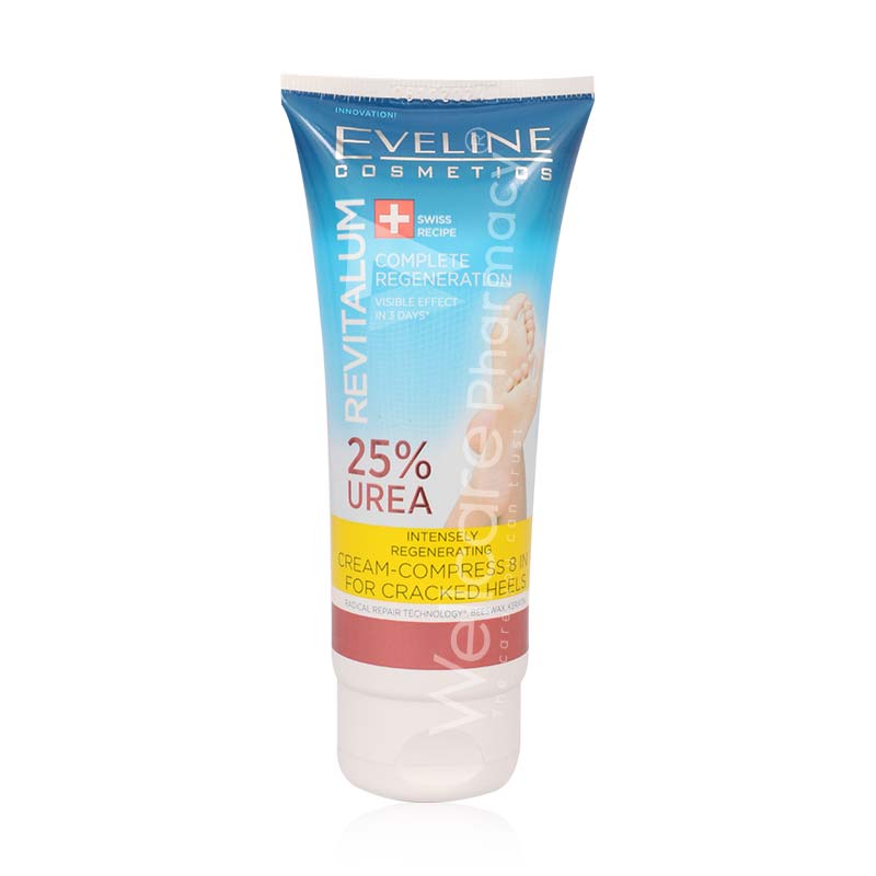 Eveline Revitalum Cracked Heels 25% Urea Cream 75Ml Eveline Revitalum Cracked Heels 25% Urea Cream 75Ml