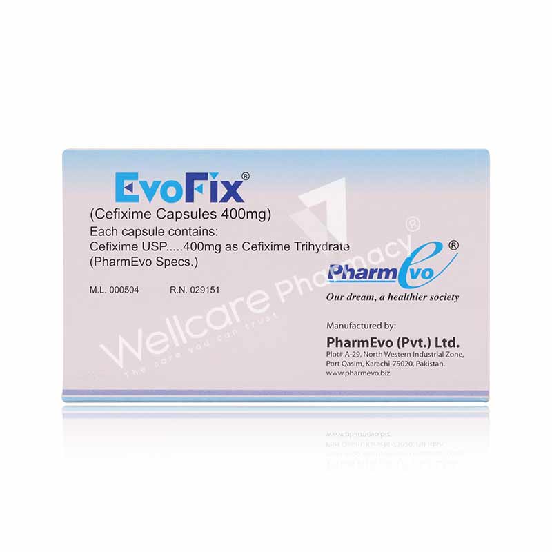 Evofix 400Mg Capsules 10'