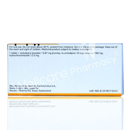 Exforge Hct 10/160Mg/12.5Mg Tablets 28'S