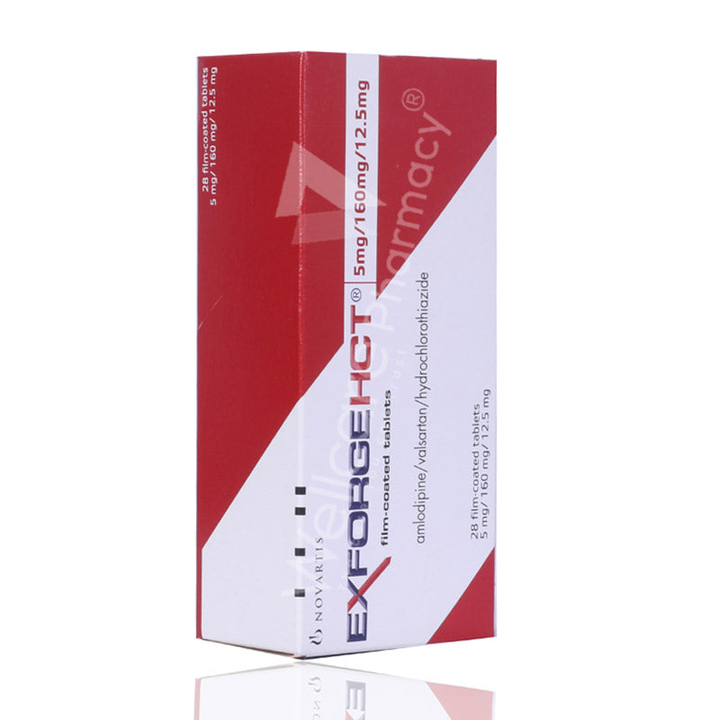 Exforge Hct 5/160Mg/12.5Mg Tablets 28'S