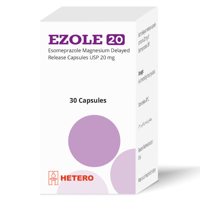 Ezole 20mg Capsules 30'S - Wellcare Pharmacy