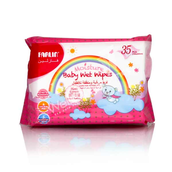 Farlin Baby Wet Wipes Ant-Rash 35'S Dt-005a