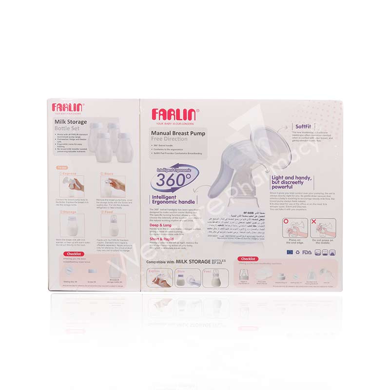 Farlin Free Direction Manual Breast Pump Bf-640B