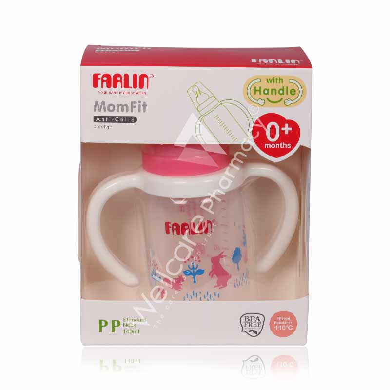 Farlin Pp Standard Neck Feeder 140Ml With Handle Ab-41013(G)