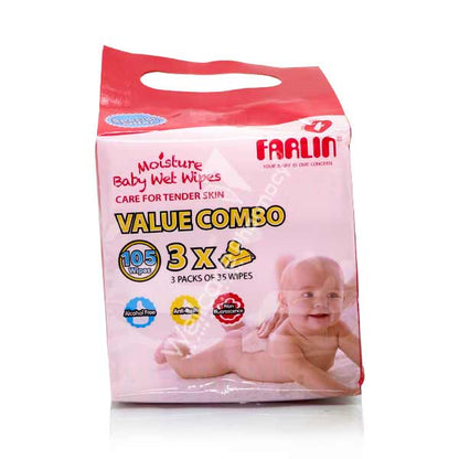 Farlin Wet Wipes Value Pack 2X85 170'S Dt-006A-3C