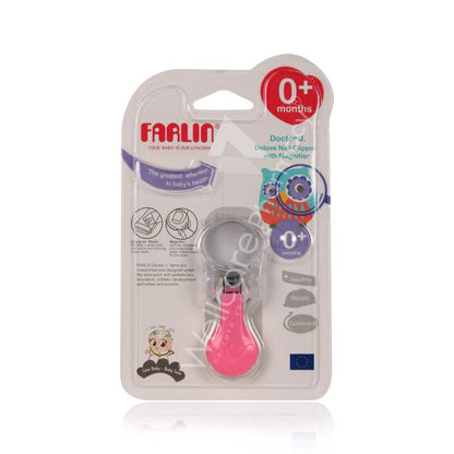 Farlin Deluxe Nail Clipper With Magnifier Bc-50006