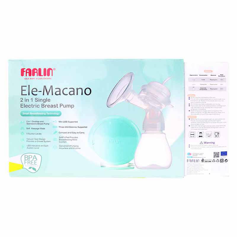 Farlin Ele-Macano Electric Breast Pump Kit Aa-12014 Farlin Ele-Macano Electric Breast Pump Kit Aa-12014