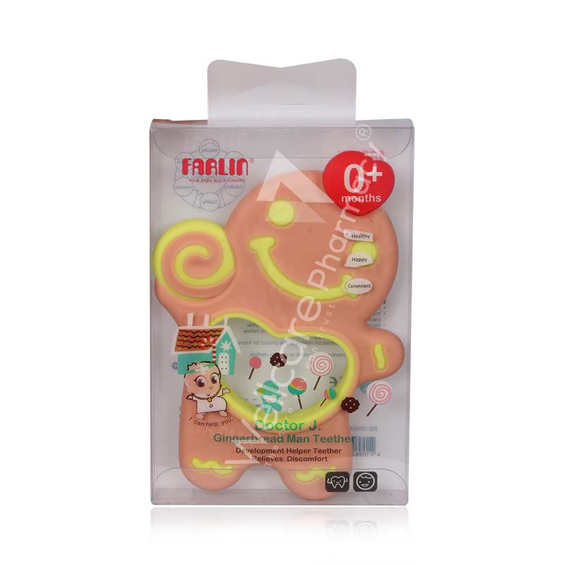 Farlin Gingerbread Man Teether Bb-30004 Farlin Gingerbread Man Teether Bb-30004