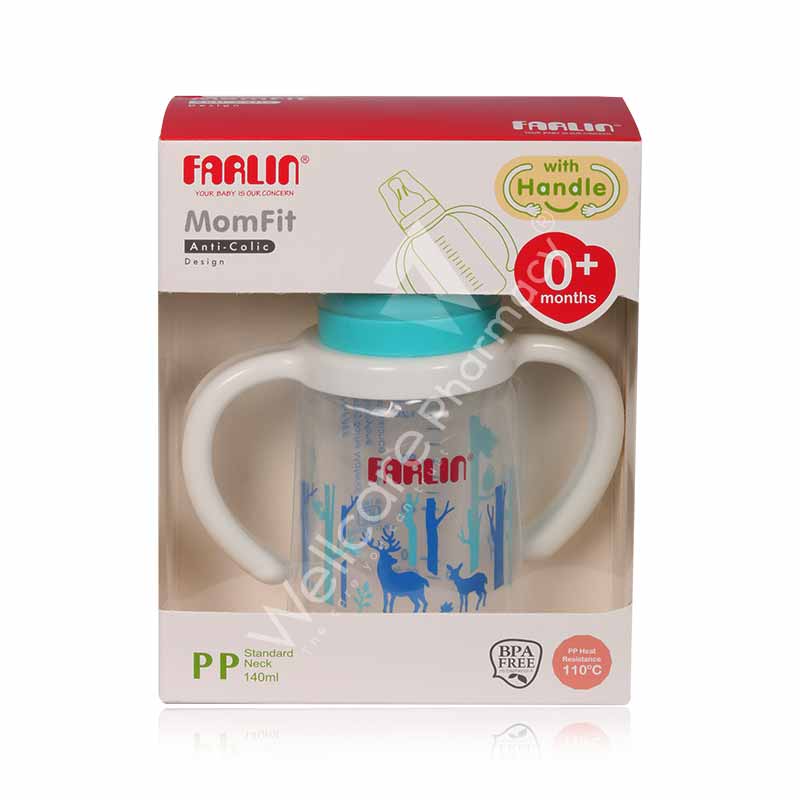 Farlin Pp Standard Neck Feeder 140ml With Handle Ab-41013(B) - Wellcare Pharmacy