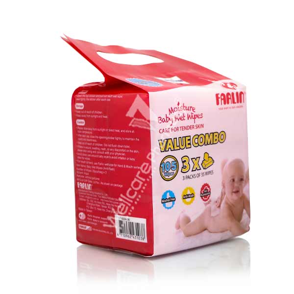 Farlin Wet Wipes Value Pack 2X85 170'S Dt-006A-3C Farlin Wet Wipes Value Pack 2X85 170'S Dt-006A-3C