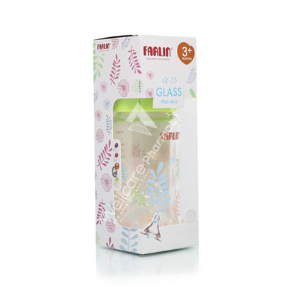 Farlin Wide Neck Glass Bottle 240ml  Ab-32006(M)