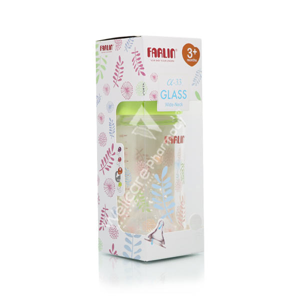 Farlin Wide Neck Glass Bottle 240ml  Ab-32006(M)