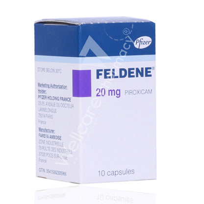 Feldene 20Mg Capsules 10'S