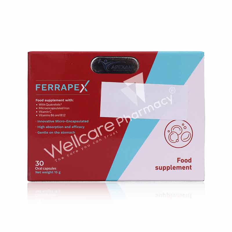 Ferrapex Capsules 30'S