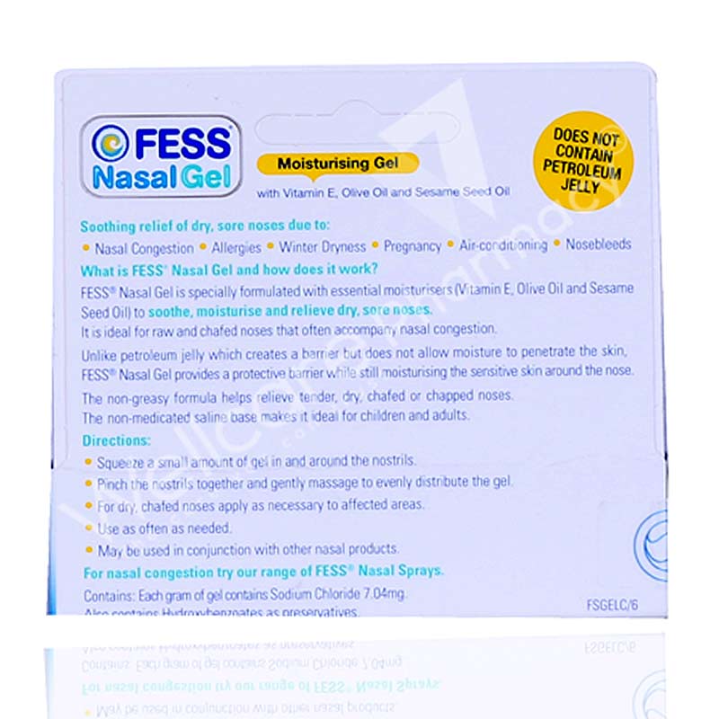 Fess Moisturising Nasal Gel 15G