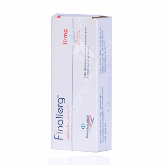 Finallerg 10mg Tablets 20'S - Wellcare Pharmacy