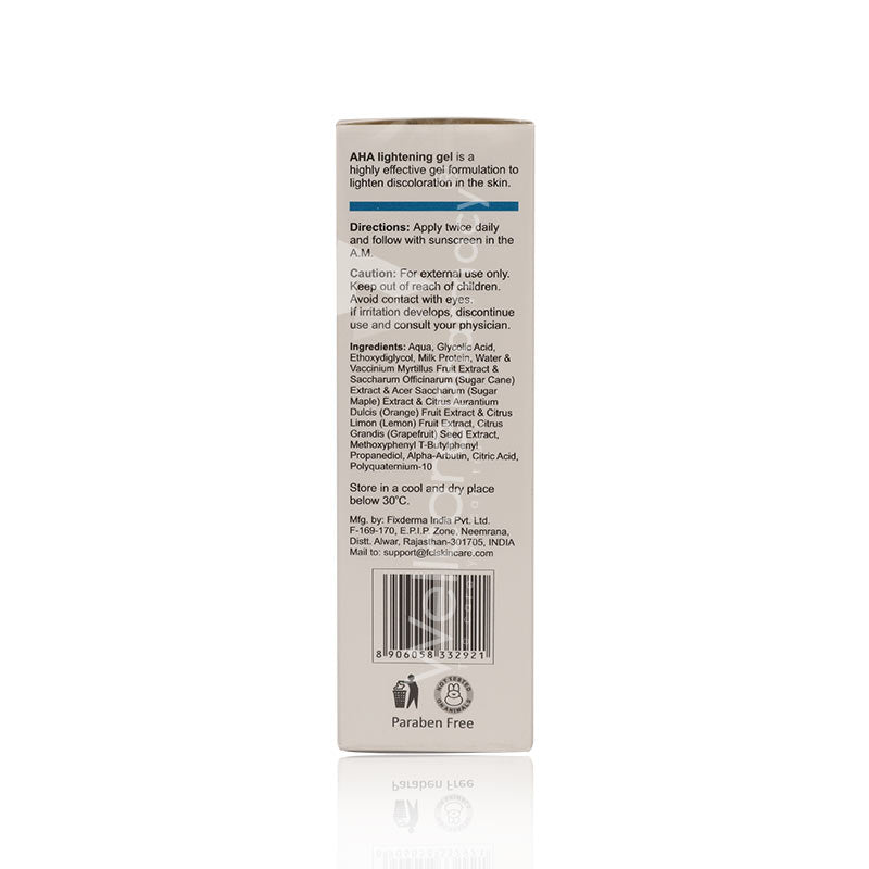 Fixderma Cosmetic Laboratories Aha Lightening Gel 30Ml