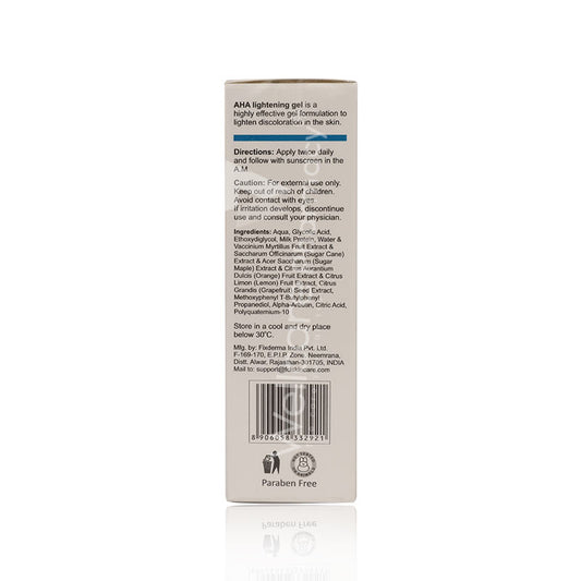 Fixderma Cosmetic Laboratories Aha Lightening Gel 30Ml