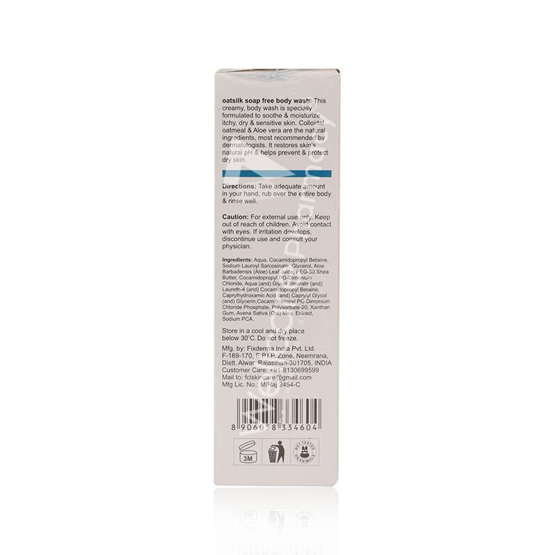 Fixderma Cosmetic Laboratories Oatsilk Soap Free Body Wash 200Ml