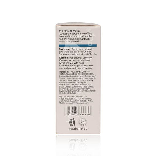 Fixderma Cosmetics Laboratories Eye Refining Matrix 15G