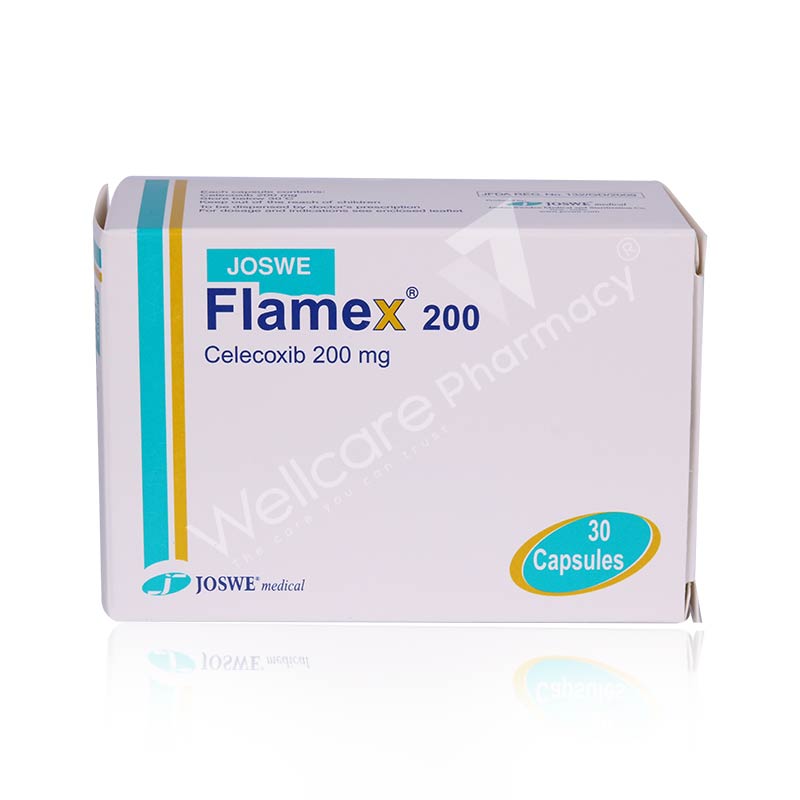 Flamex 200Mg Capsules 30'S