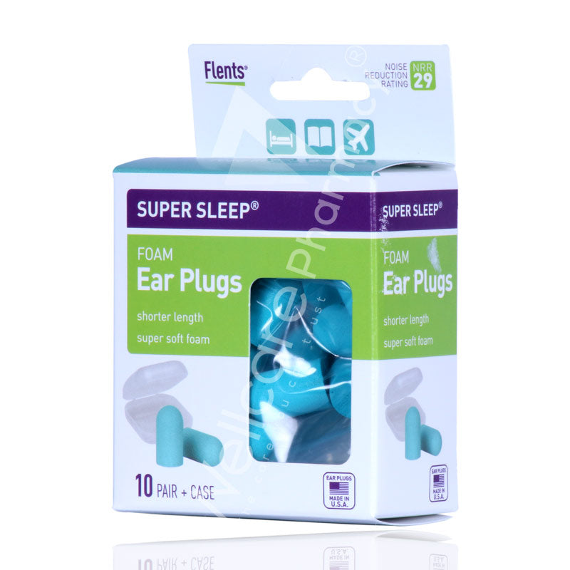 FLENTS FOAM EAR PLUGS 20'S# 684055 - Wellcare Pharmacy