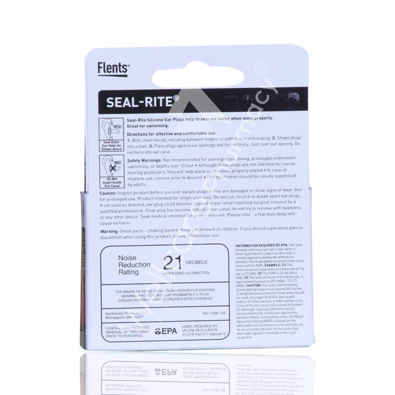 Flents Seal Rite Silicone Ear Plugs