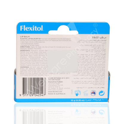 Flexitol Lip Balm Spf50+ 10g