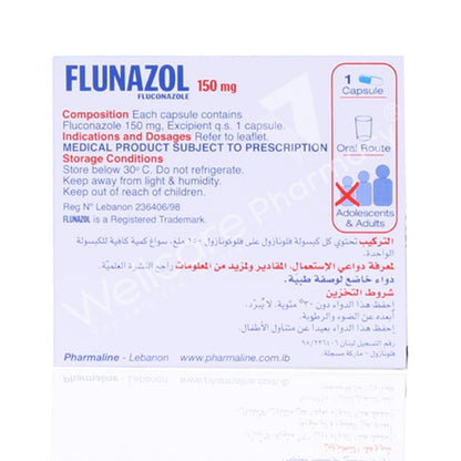 Flunazol 150mg Capsules 1'S