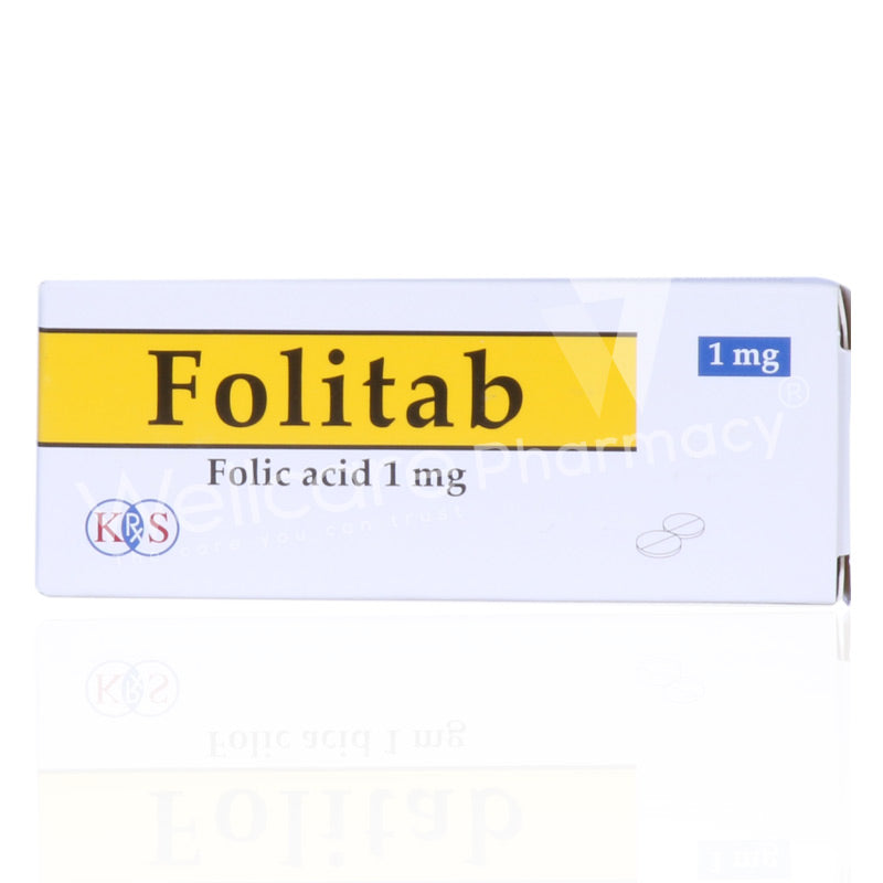 FOLITAB 1MG TABLETS 20'S