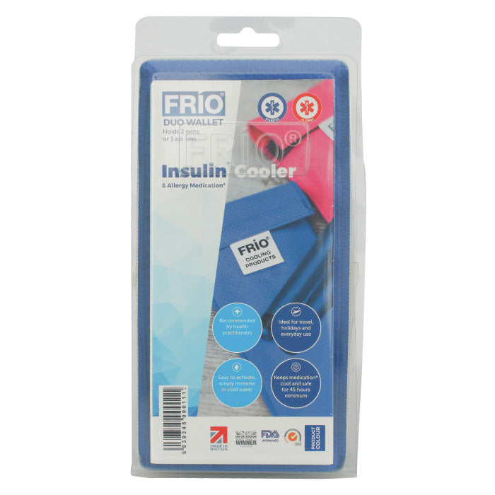 Frio Insulin Cooler Duo Wallet Blue