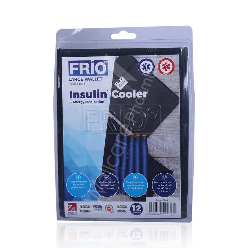 Frio Insulin Cooler Wallet Large Black Frio Insulin Cooler Wallet Large Black