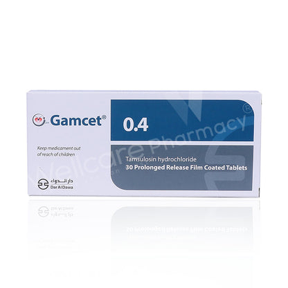 Gamcet 0.4Mg Tab 10X3 30'S