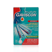 Gaviscon Advance Peppermint Liquid Sachets 12'S