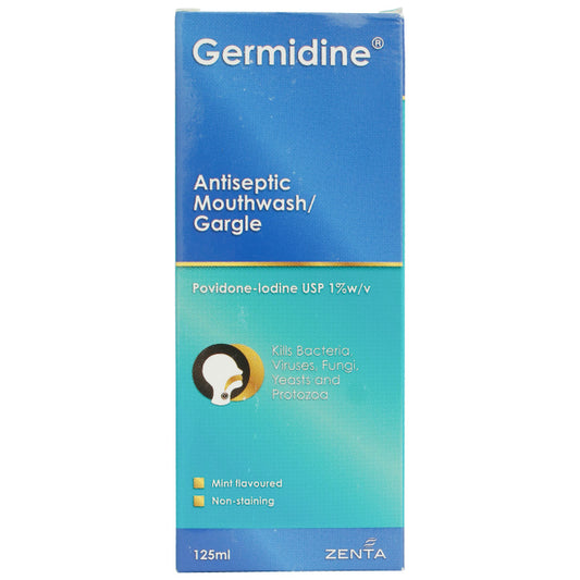 Germidine Antiseptic Mouthwash/Gargle 125ml - Wellcare Pharmacy
