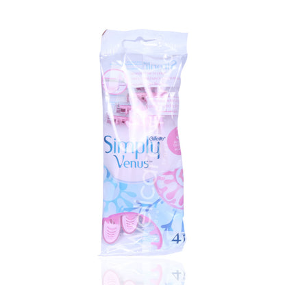 Gillette Simply Venus 3 Disposable Razor 4'S