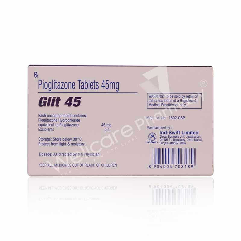 Glit 45Mg Tablets 28'S