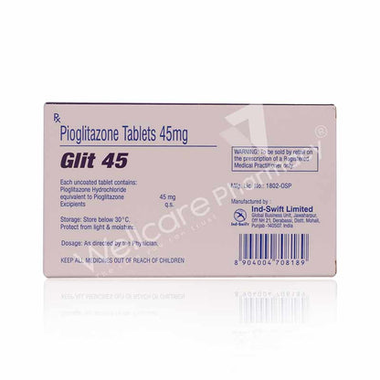 Glit 45Mg Tablets 28'S