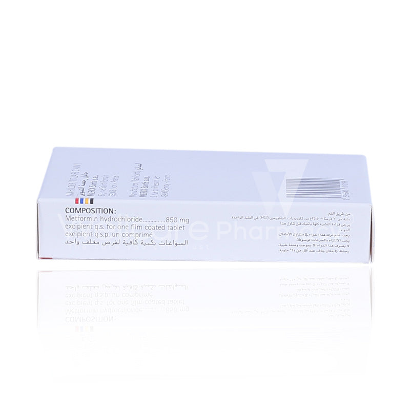 Glucophage 850mg Tablets 30'S