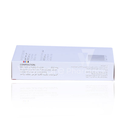 Glucophage 850mg Tablets 30'S